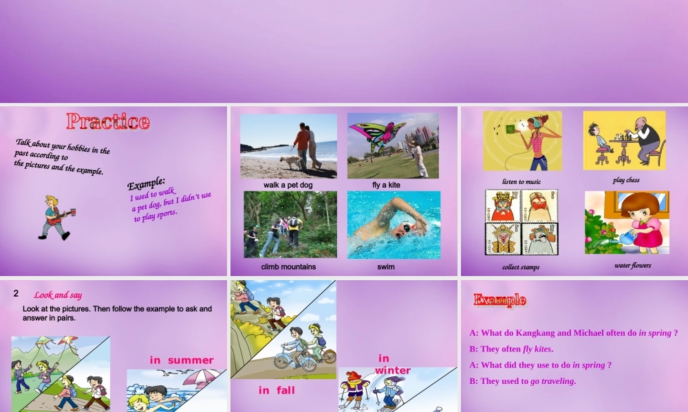 内蒙古乌海市第二十二中学八年级英语上册 Unit 3 Our Hobbies Topic 1 Section C课件 （新版）仁爱版.ppt