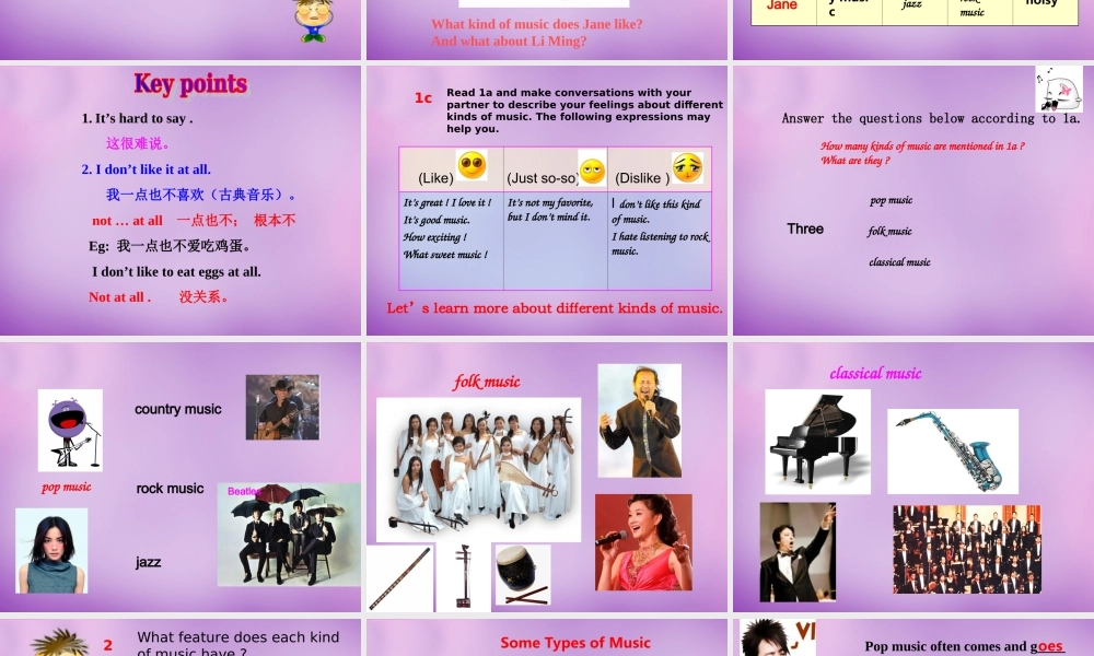 内蒙古乌海市第二十二中学八年级英语上册 Unit 3 Our Hobbies Topic 2 Section B课件 （新版）仁爱版.ppt