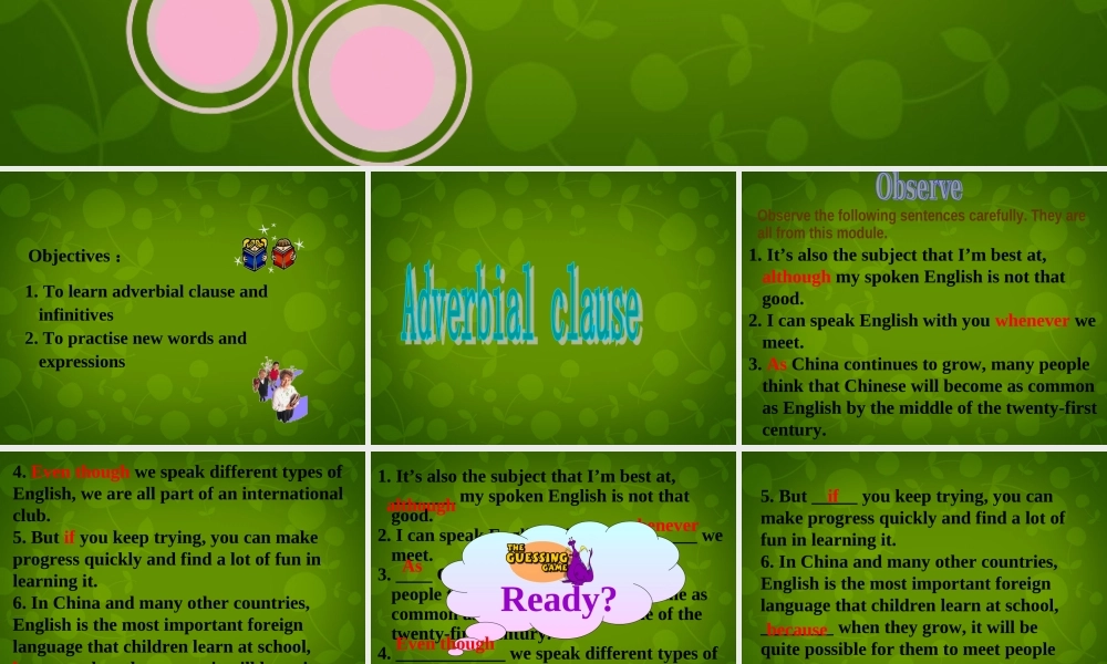 内蒙古乌兰浩特市第十二中学九年级英语下册《Module 7 Unit 3 Language in use》课件 .ppt