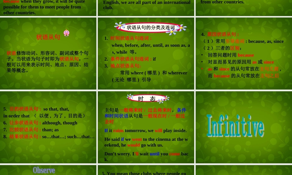 内蒙古乌兰浩特市第十二中学九年级英语下册《Module 7 Unit 3 Language in use》课件 .ppt