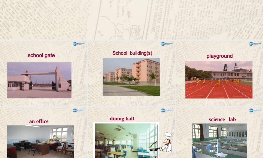 七年级英语上 册 Module 3 My school Unit 2 The library is on the left of the playground课件 （新版）外研版.ppt