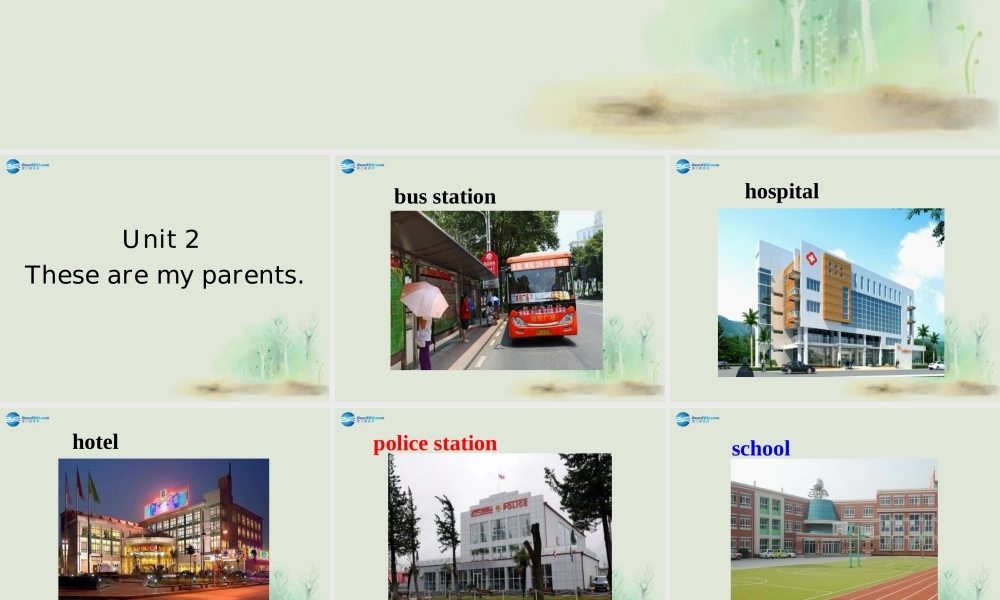 七年级英语上册 Module 2 My family Unit 2 These are my parents课件 （新版）外研版.ppt