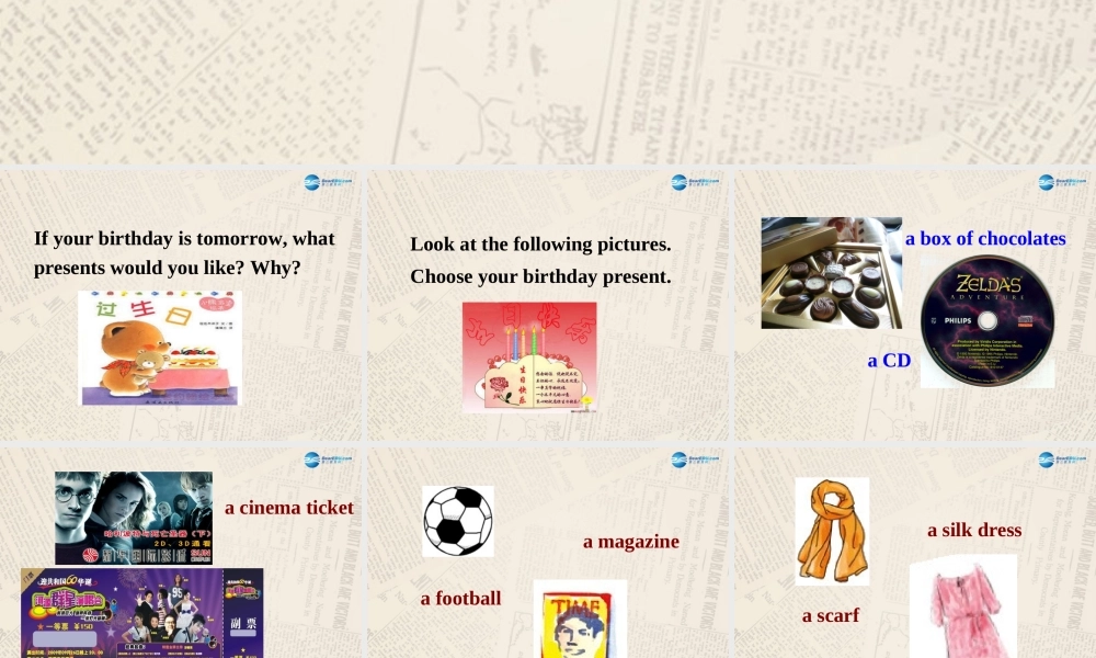 七年级英语上册 Module 8 Choosing presents Unit 2 She often goes to concerts课件 （新版）外研版.ppt