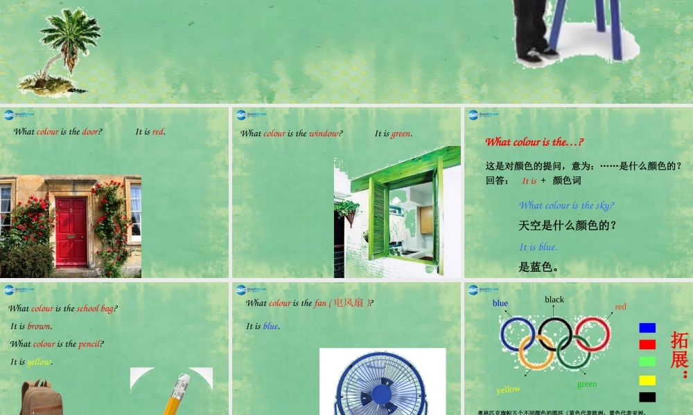 七年级英语上册 Starter Module 3 Unit 3 What colour is it？课件 （新版）外研版.ppt