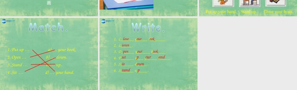 七年级英语上册 Starter Module 2 Unit 1 Open your book课件 （新版）外研版.ppt