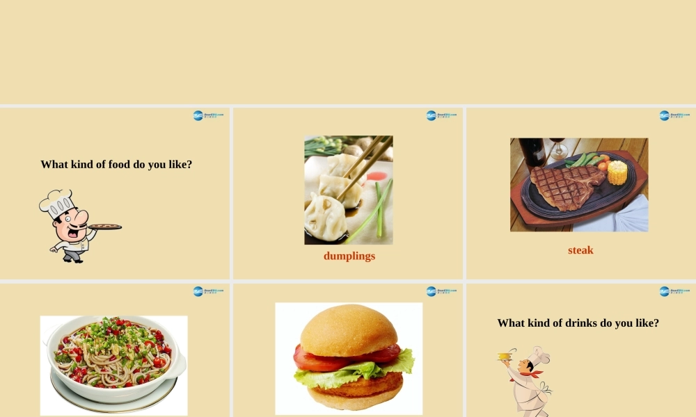 七年级英语上册 Unit 2 I’d like some noodles Section B（3a-Self check）课件 .ppt