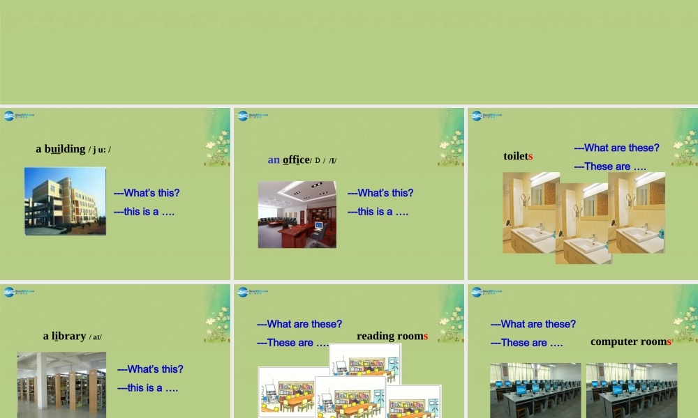 七年级英语上册 Unit 3 Welcome to our school Raeding1课件 .ppt