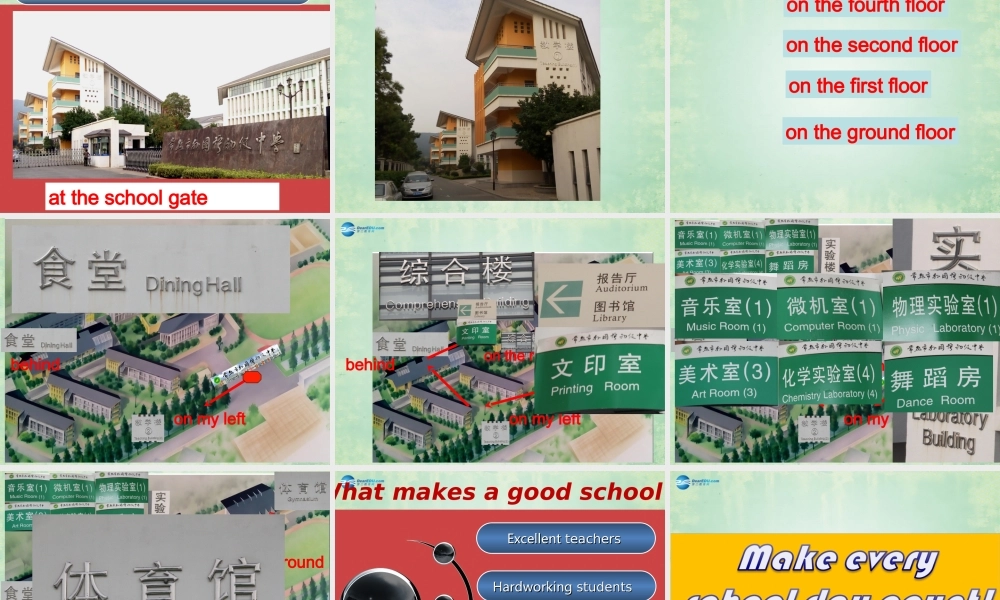 七年级英语上册 Unit 3 Welcome to our school Reading课件 .ppt