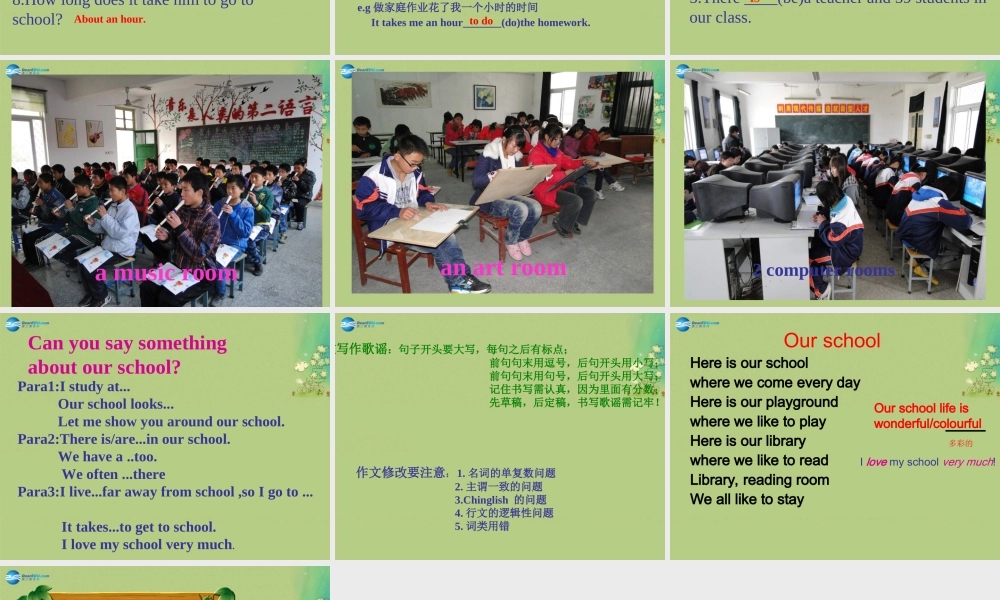 七年级英语上册 Unit 3 Welcome to our school Task课件 .ppt