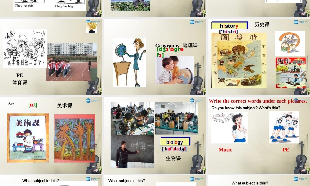 七年级英语上册 Unit 3 Welcome to our school Welcome to the unit课件3 .ppt