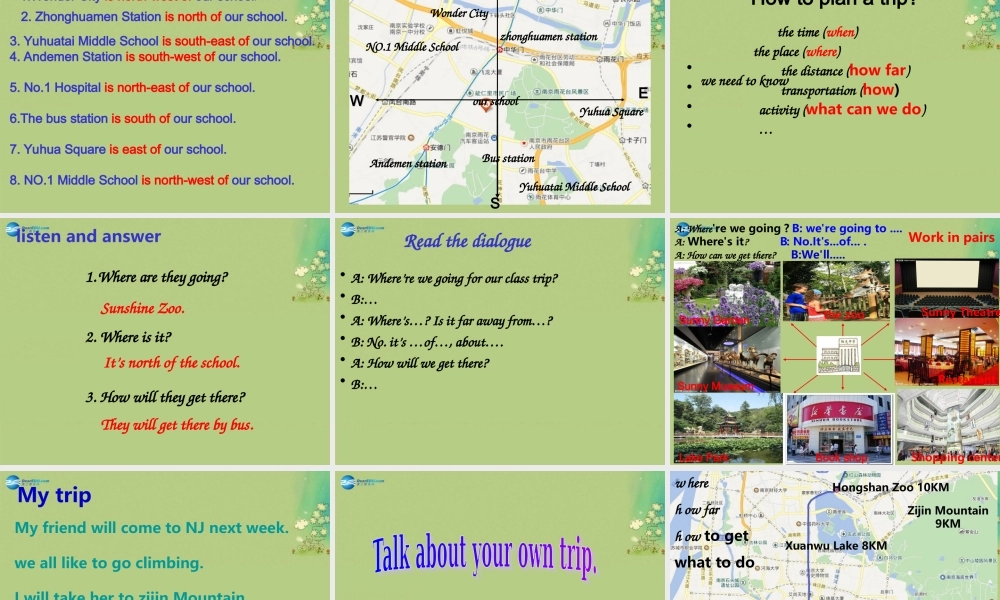 七年级英语上册 Unit 4 My day welcome课件 .ppt