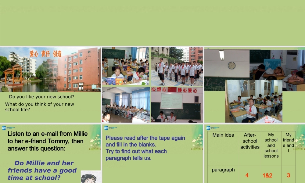 七年级英语上册 Unit 4 My day Reading课件（1）.ppt