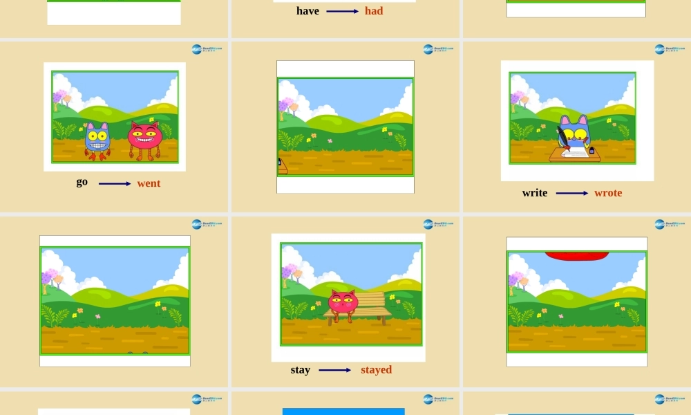 七年级英语上册 Unit 4 What did you do last weekend？Section A Period 2(3a-3b)课件 .ppt