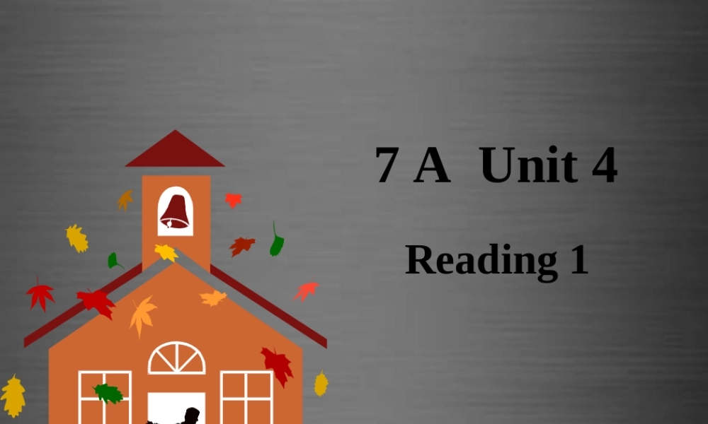 七年级英语上册 Unit 4《My day Reading 1》课件1 .ppt