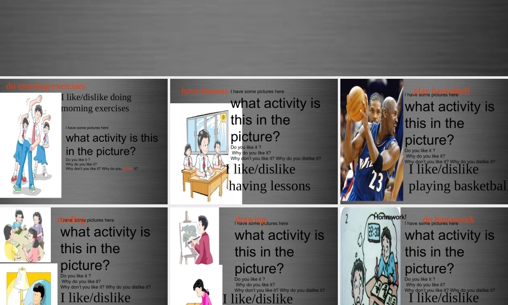 七年级英语上册 Unit 4《My day Task》课件2 .ppt