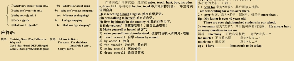 七年级英语上册 Unit 5 Where did you go on vacation？单元总复习课件 .ppt