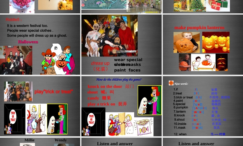 七年级英语上册 Unit 5《Let’s celebrate Reading 1》课件1 .ppt