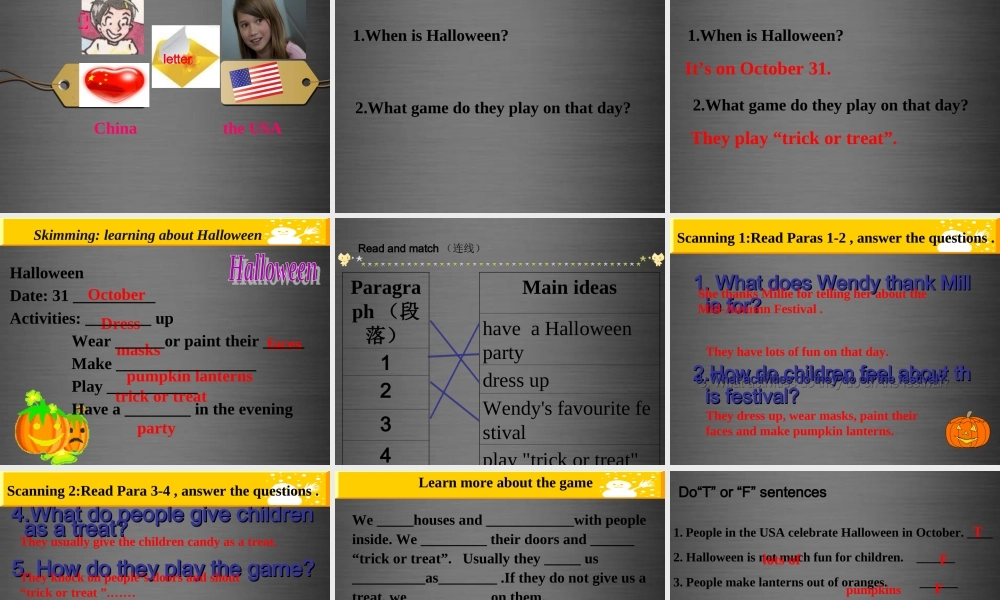 七年级英语上册 Unit 5《Let’s celebrate Reading 1》课件1 .ppt