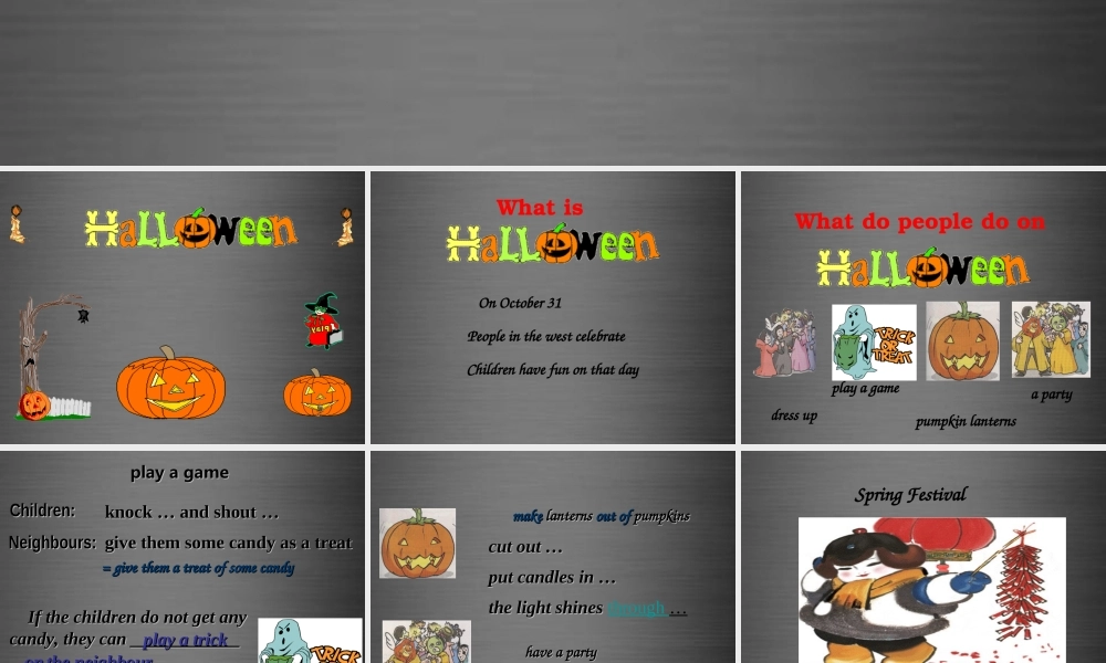 七年级英语上册 Unit 5《Let’s celebrate Task》课件5 .ppt