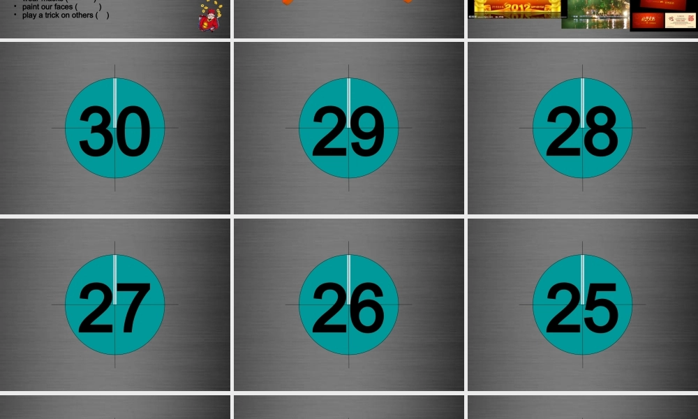 七年级英语上册 Unit 5《Let’s celebrate Task》课件1 .ppt