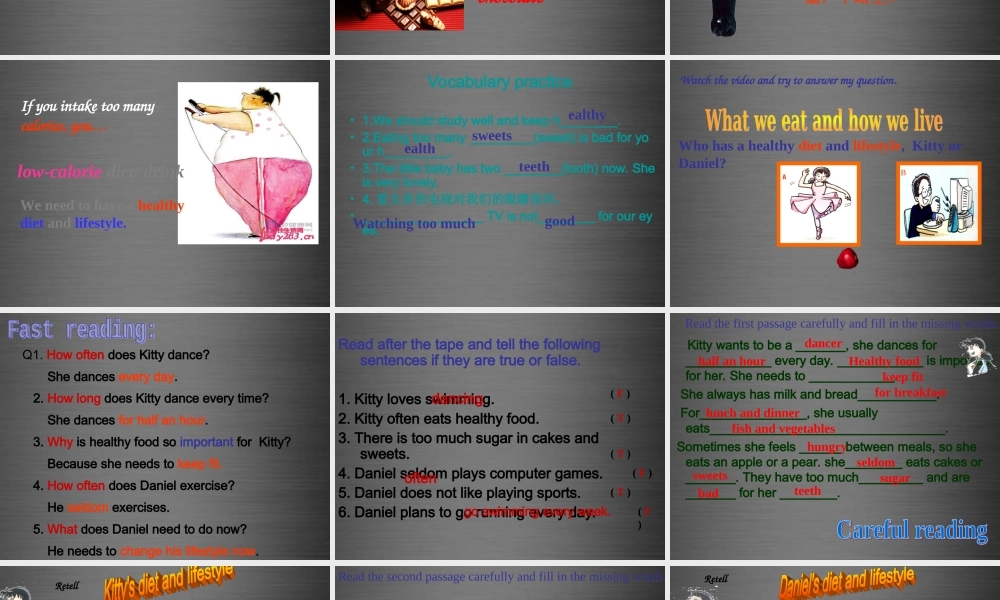 七年级英语上册 Unit 6《Food and lifestyle Reading 1》课件3 .ppt