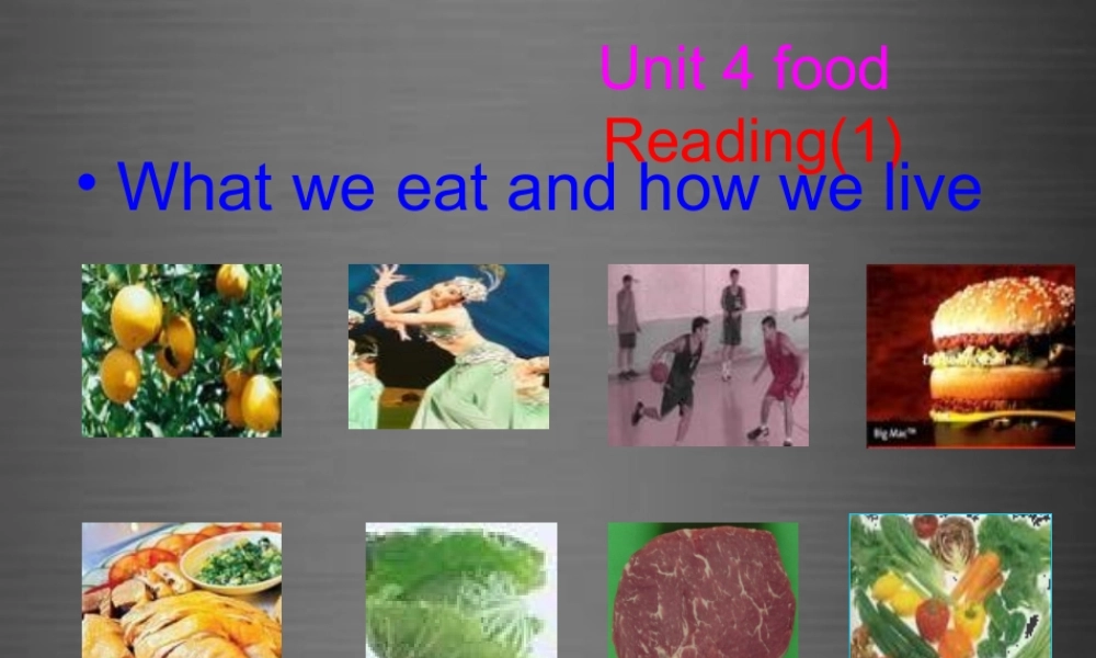 七年级英语上册 Unit 6《Food and lifestyle Reading 1》课件2 .ppt