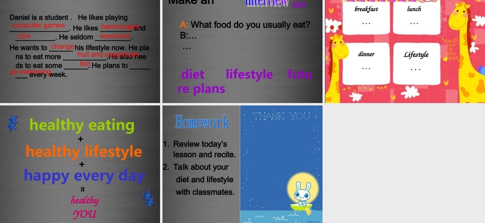 七年级英语上册 Unit 6《Food and lifestyle Reading 1》课件1 .ppt