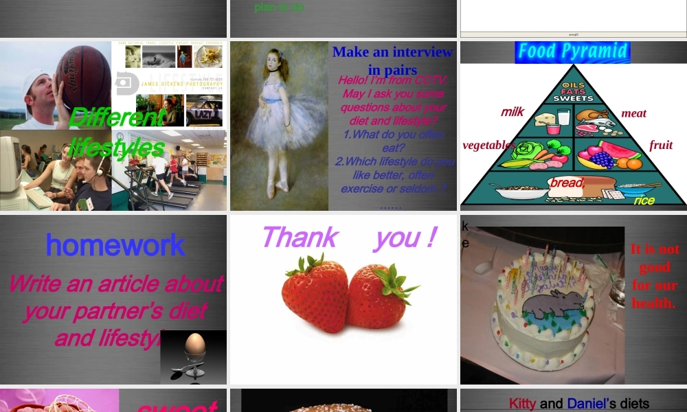 七年级英语上册 Unit 6《Food and lifestyle Reading 2》课件2 .ppt