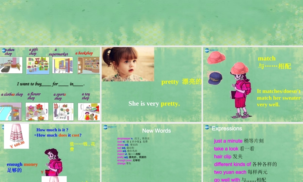 七年级英语上册 Unit 7 Shopping Reading课件 .ppt