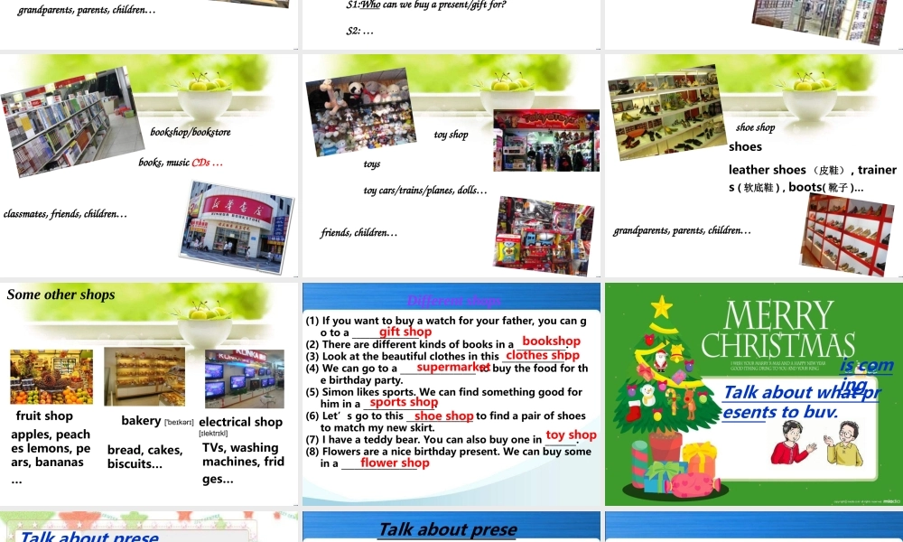 七年级英语上册 Unit 7《Shopping Welcome to the unit》课件4 .ppt