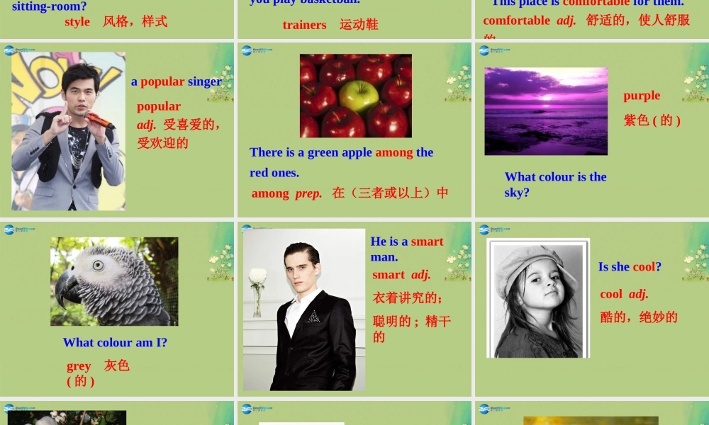 七年级英语上册 Unit 8 Fashion Reading课件 .ppt