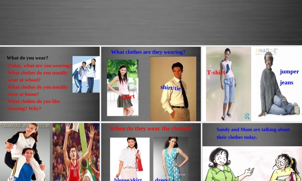 七年级英语上册 Unit 8《Fashion Integrated skills》课件2 .ppt