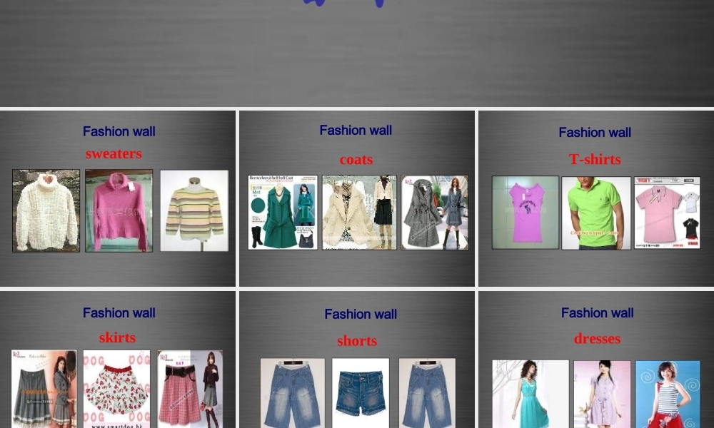 七年级英语上册 Unit 8《Fashion Study skills》课件1 .ppt