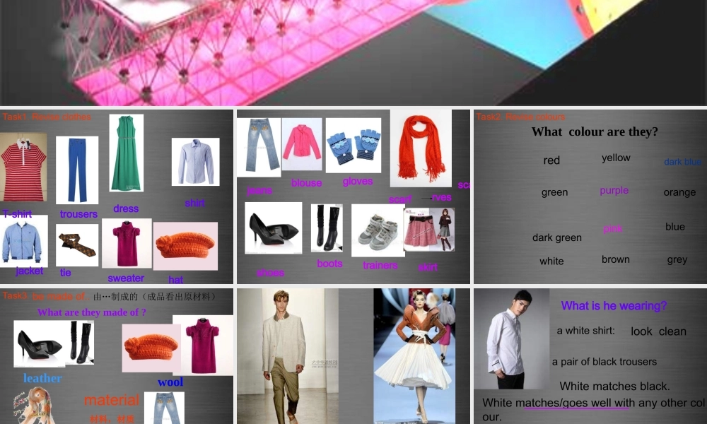 七年级英语上册 Unit 8《Fashion Task》课件3 .ppt