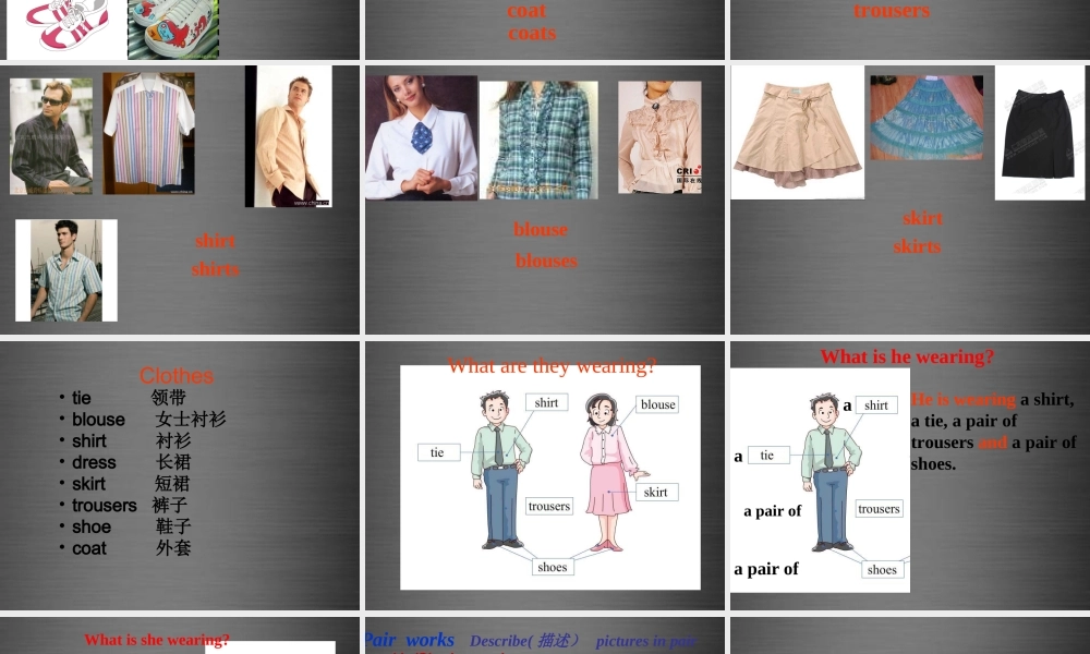 七年级英语上册 Unit 8《Fashion welcome to the unit》课件6 .ppt