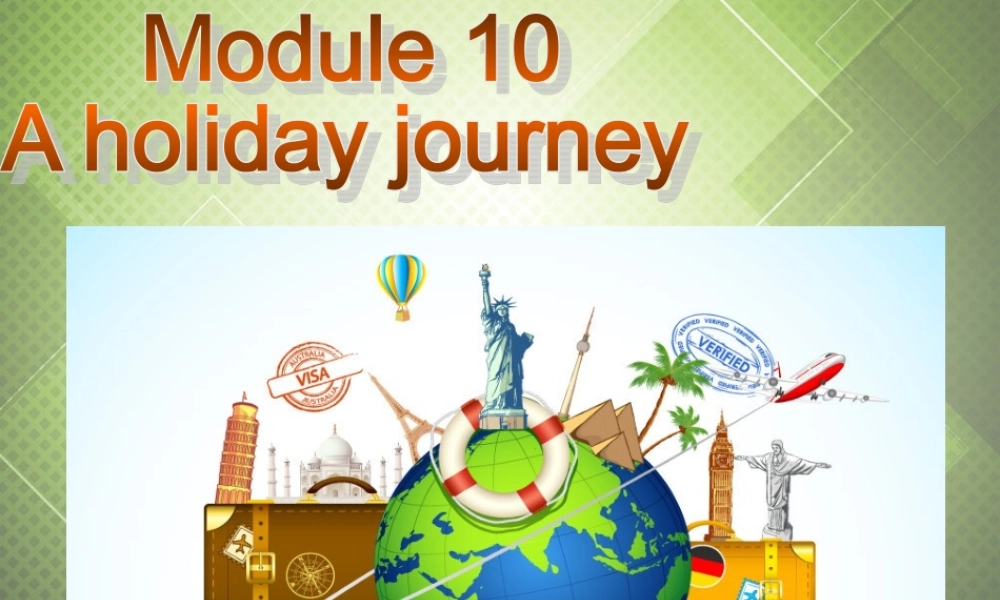 七年级英语下册 Module 10 A holiday journey Unit 2 This morning we took a walk.课件 .ppt