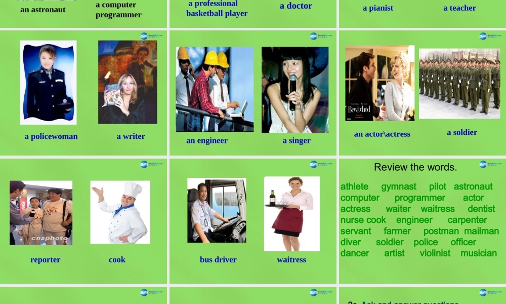 七年级英语下册 Unit 2 I ’m going to study computer SectionA（2a-2c）课件 .ppt