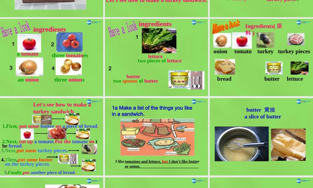 七年级英语下册 Unit 4 How do you make a banana milk shake？SectionB（1a-1e）课件 .ppt