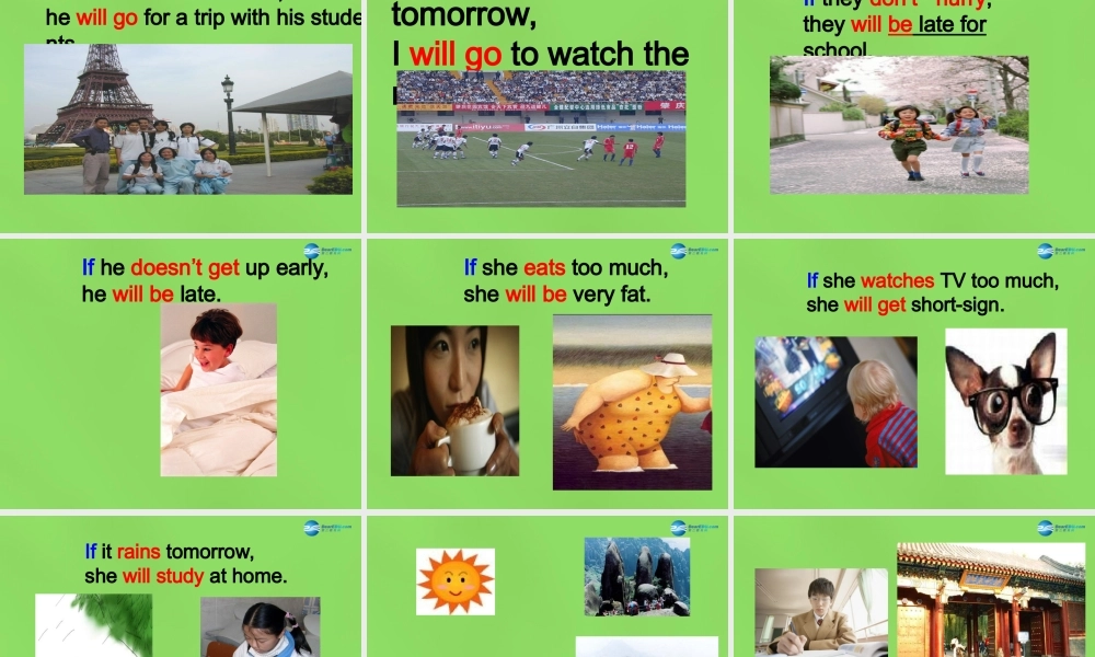 七年级英语下册 Unit 6 If you go to the party, you’ll have a great timeSectionA（1a-1c）课件 .ppt