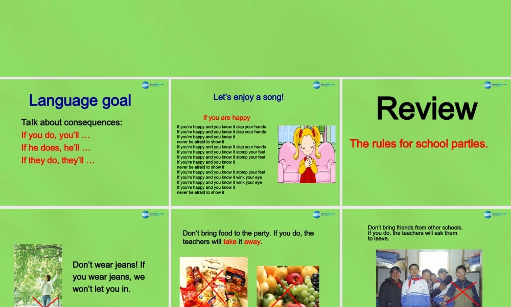 七年级英语下册 Unit 6 If you go to the party, you’ll have a great timeSectionA-2d课件 .ppt