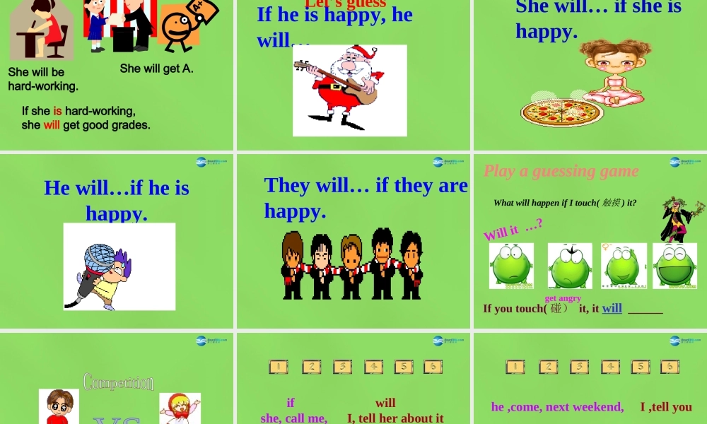 七年级英语下册 Unit 6 If you go to the party, you’ll have a great timeSectionA-2d课件 .ppt