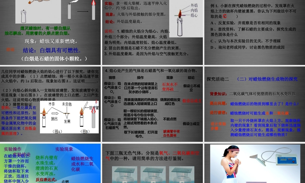 人教初中化学九上《1课题2化学是一门以实验为基础的科学》PPT课件 (6).ppt