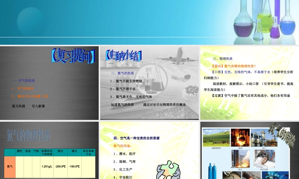 人教初中化学九上《2课题1空气》PPT课件 (8).ppt