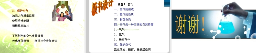 人教初中化学九上《2课题1空气》PPT课件 (8).ppt