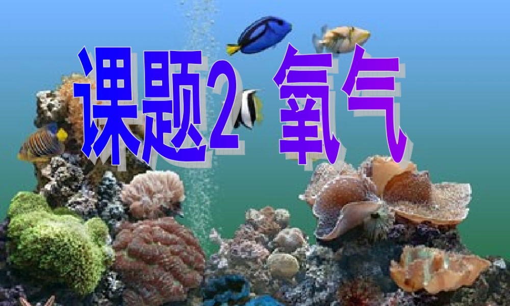 人教初中化学九上《2课题2氧气》PPT课件 (14).ppt