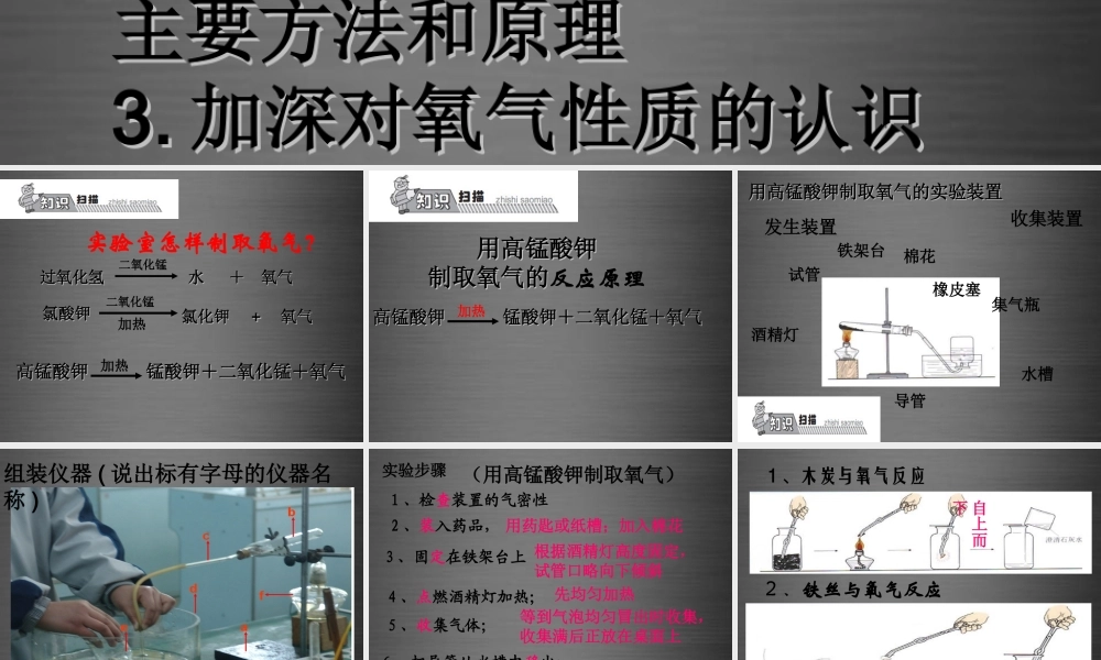 人教初中化学九上《2实验活动1氧气的实验室制取与性质》PPT课件 (1).ppt