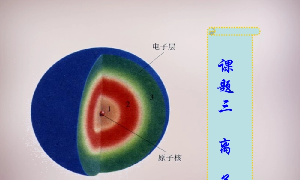 人教初中化学九上《3课题2原子的结构》PPT课件 (7).ppt