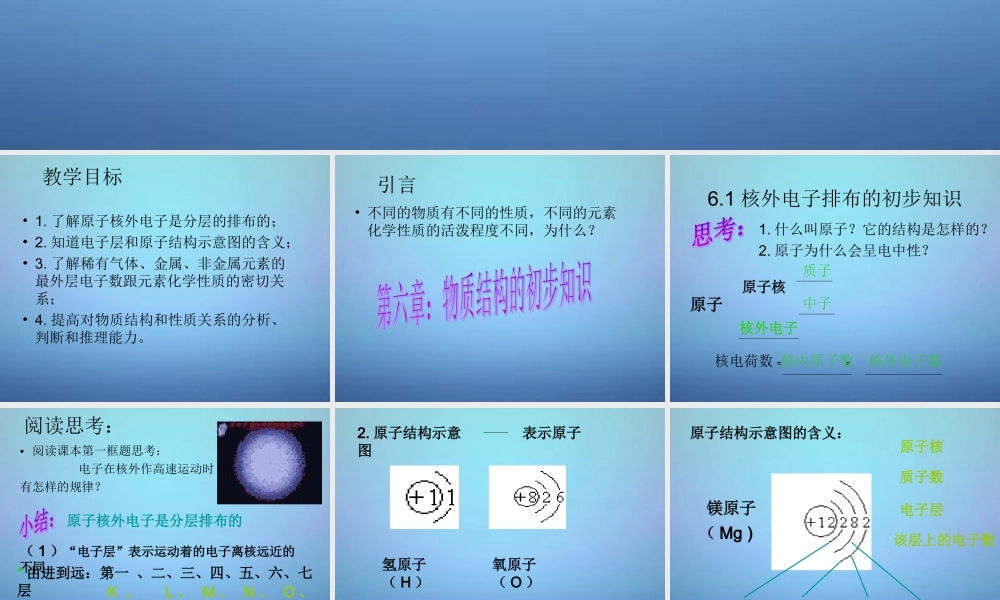 人教初中化学九上《3课题2原子的结构》PPT课件 (20).ppt