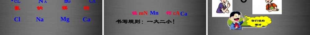 人教初中化学九上《3课题3元素》PPT课件 (1).ppt