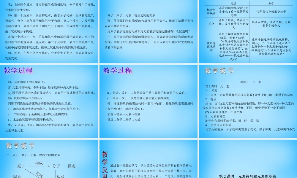 人教初中化学九上《3课题3元素》PPT课件 (3).ppt